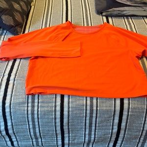 Old Navy Crop Mesh Back Workout Top